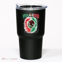 Viva Mexico Flag Mexican Independence Day Tumbler thumb 0