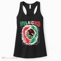 Viva Mexico Flag Mexican Independence Day Women's Tank Top thumb 0