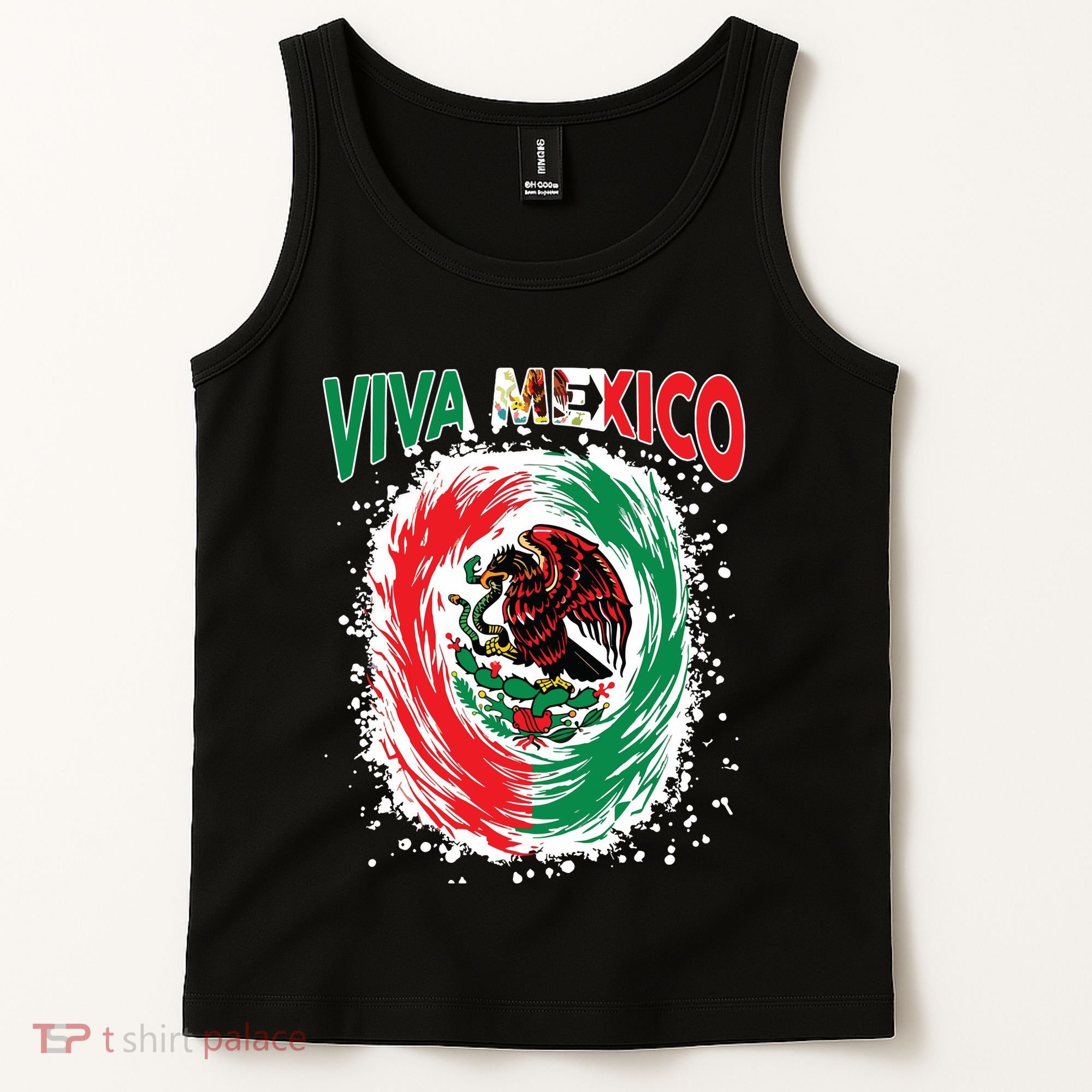 Viva Mexico Flag Mexican Independence Day Tank Top