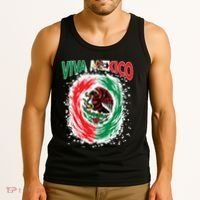 Viva Mexico Flag Mexican Independence Day Tank Top thumb 3