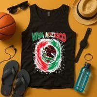 Viva Mexico Flag Mexican Independence Day Tank Top thumb 4