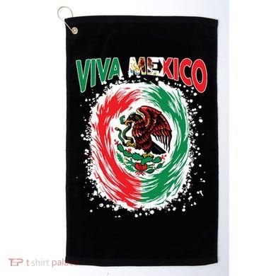 Viva Mexico Flag Mexican Independence Day Golf Towel