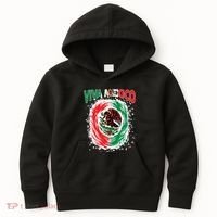 Viva Mexico Flag Mexican Independence Day Kids Hoodie thumb 0