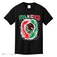 Viva Mexico Flag Mexican Independence Day Kids T-Shirt thumb 0