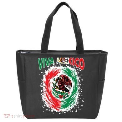 Viva Mexico Flag Mexican Independence Day Tote Bag
