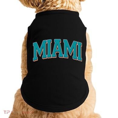 Varsity Miami Football Doggie Tank
