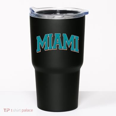 Varsity Miami Football Tumbler