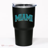 Varsity Miami Football Tumbler thumb 0