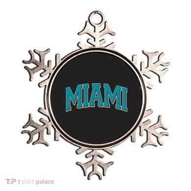 Varsity Miami Football Ornament