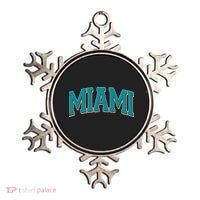 Varsity Miami Football Ornament thumb 0