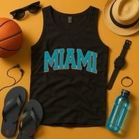 Varsity Miami Football Tank Top thumb 4