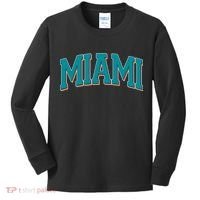 Varsity Miami Football Kids Long Sleeve Shirt thumb 0