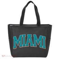 Varsity Miami Football Tote Bag thumb 0