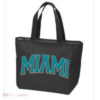 Varsity Miami Football Tote Bag thumb 3
