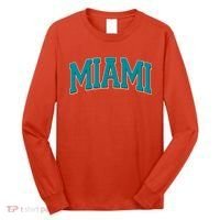 Varsity Miami Football Long Sleeve Shirt thumb 0