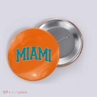 Varsity Miami Football Button thumb 0