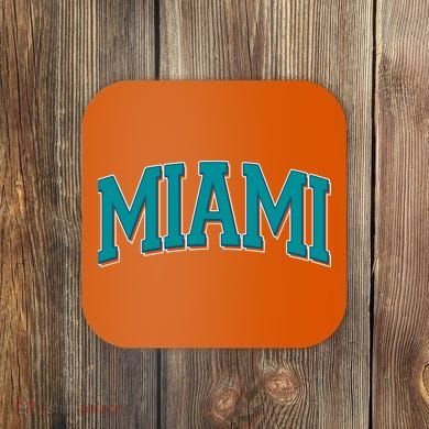 Varsity Miami Football Coaster
