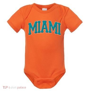 Varsity Miami Football Baby Bodysuit