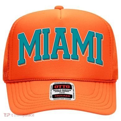 Varsity Miami Football Hat