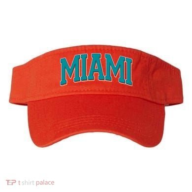 Varsity Miami Football Visor