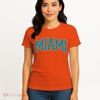 Varsity Miami Football Women's T-Shirt thumb 4