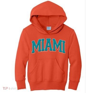 Varsity Miami Football Kids Hoodie