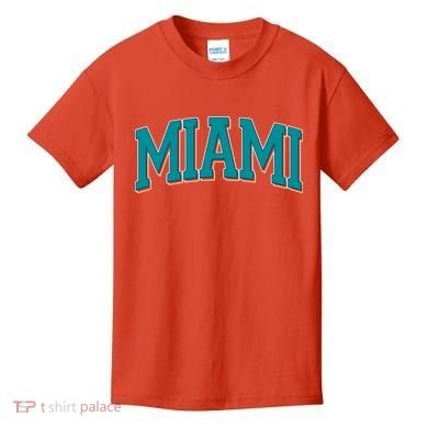 Varsity Miami Football Kids T-Shirt