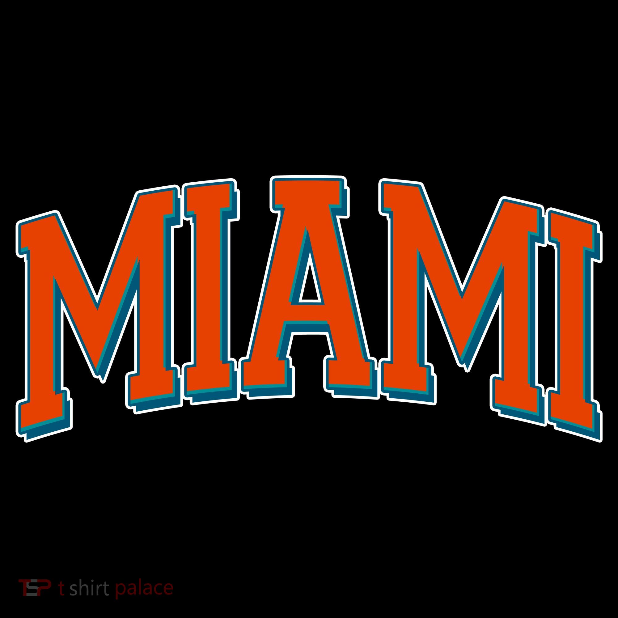 Varsity Miami Football Orange Version Bucket Hat