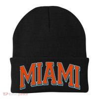 Varsity Miami Football Orange Version Beanie thumb 0