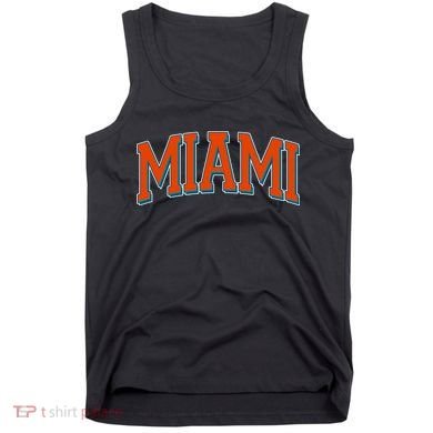Varsity Miami Football Orange Version Tank Top