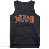 Varsity Miami Football Orange Version Tank Top thumb 0