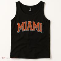 Varsity Miami Football Orange Version Tank Top thumb 2