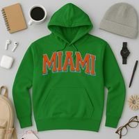 Varsity Miami Football Orange Version Hoodie thumb 3
