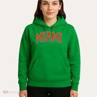 Varsity Miami Football Orange Version Hoodie thumb 5