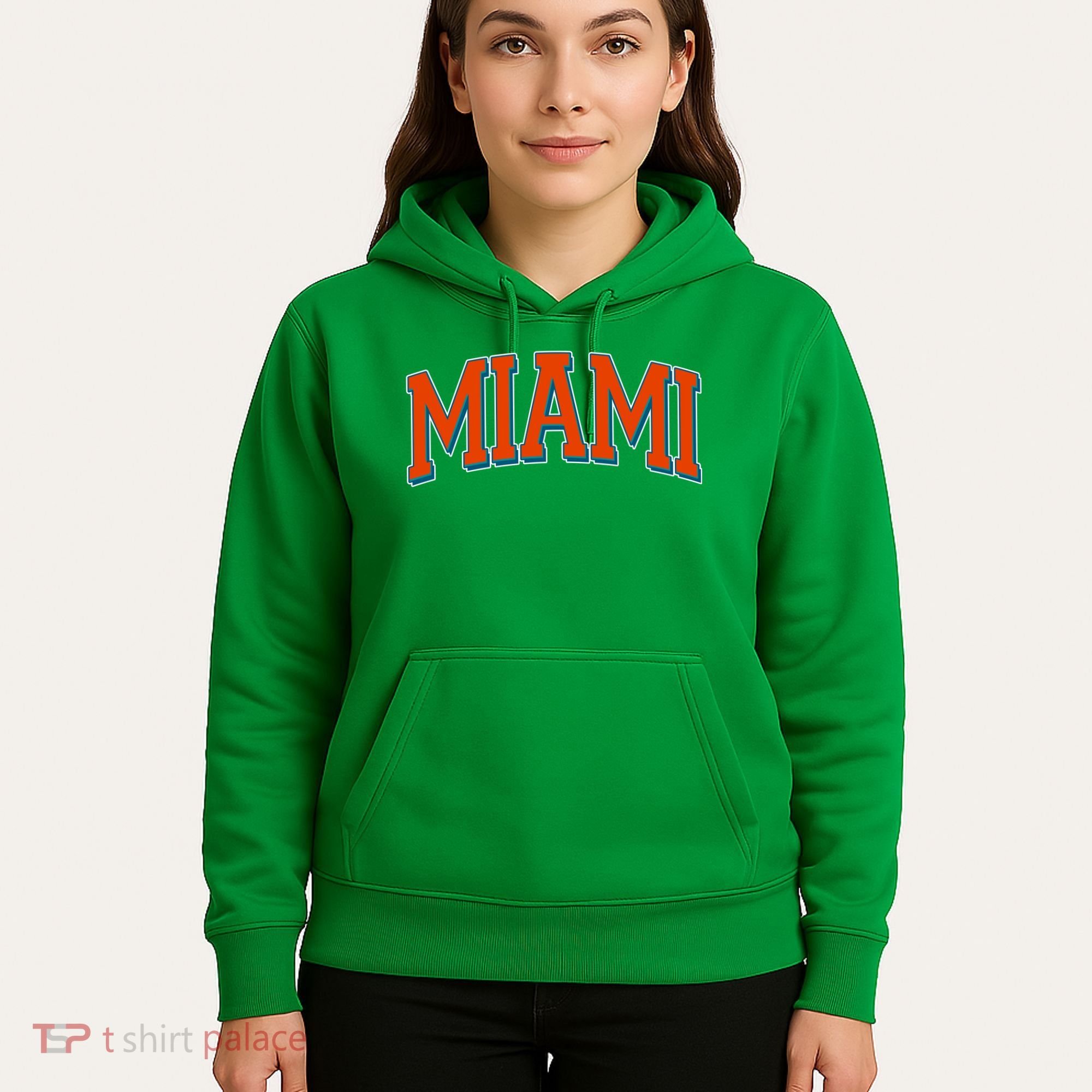 Varsity Miami Football Orange Version Hoodie