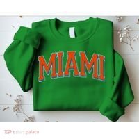 Varsity Miami Football Orange Version Sweatshirt thumb 2