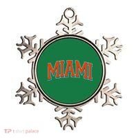 Varsity Miami Football Orange Version Ornament thumb 0