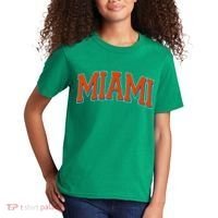 Varsity Miami Football Orange Version Kids T-Shirt thumb 2