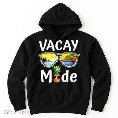 Vacay Mode Family Vacation Summer Sunglasses Beach Pineapple Hoodie