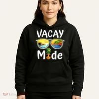 Vacay Mode Family Vacation Summer Sunglasses Beach Pineapple Hoodie thumb 5