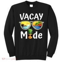 Vacay Mode Family Vacation Summer Sunglasses Beach Pineapple Sweatshirt thumb 0