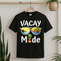 Vacay Mode Family Vacation Summer Sunglasses Beach Pineapple T-Shirt thumb 2