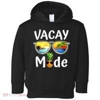 Vacay Mode Family Vacation Summer Sunglasses Beach Pineapple Toddler Hoodie thumb 0