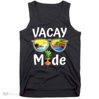 Vacay Mode Family Vacation Summer Sunglasses Beach Pineapple Tank Top thumb 0