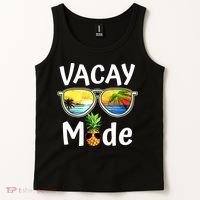 Vacay Mode Family Vacation Summer Sunglasses Beach Pineapple Tank Top thumb 2