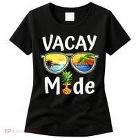 Vacay Mode Family Vacation Summer Sunglasses Beach Pineapple Women's T-Shirt thumb 0
