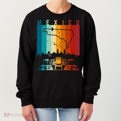 Vintage Mexico Formula Racing Track Circuit Fan Women's Sweatshirt