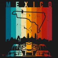 Vintage Mexico Formula Racing Track Circuit Fan T-Shirt thumb 7
