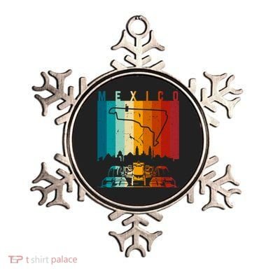 Vintage Mexico Formula Racing Track Circuit Fan Ornament