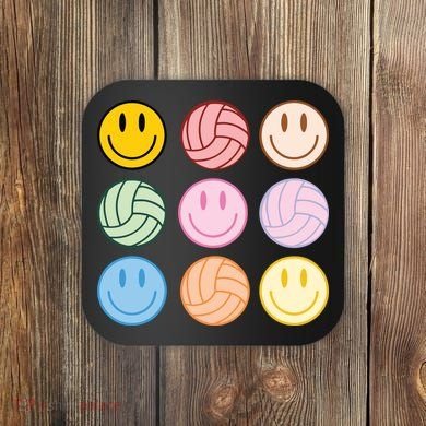 Volleyball Mom Game Day Coaster